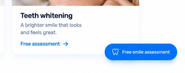 The floating button in the bottom corner of a page