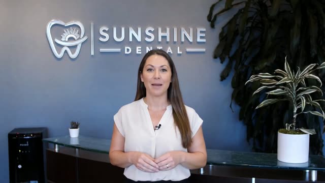 A dental practice team member's welcome video opening the patient's video consultation
